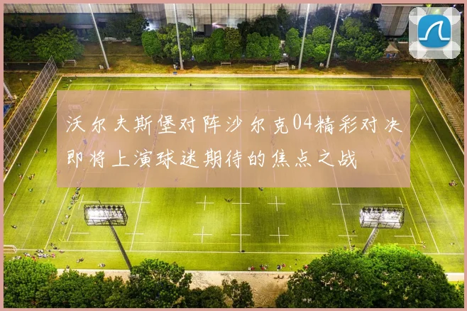 沃尔夫斯堡对阵沙尔克04精彩对决即将上演球迷期待的焦点之战